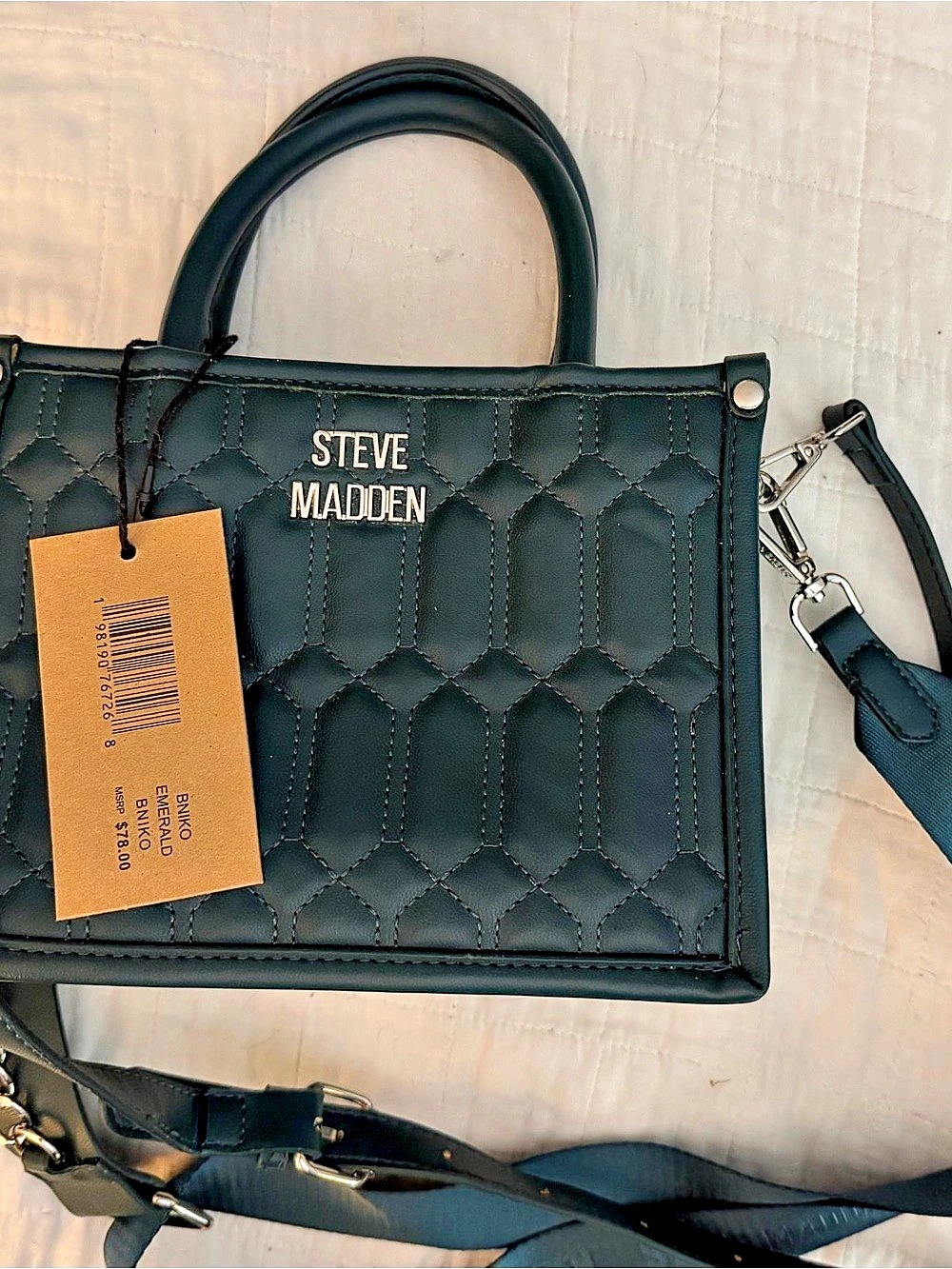 Steve Madden Bniko Bag – Emerald Green | NWT